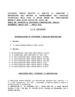 Capitolato Tecnico Determina nr. 5