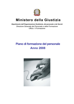 piano del D.O.G. - UIUG - Unione Italiana Ufficiali Giudiziari