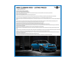 MINI Clubman (r55) - LISTINO PREZZI