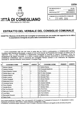 2ittà di cweglianc - Comune di Conegliano