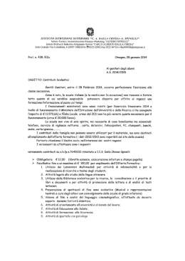 Lettera del Dirigente Scolastico alle famiglie - Dalla Chiesa