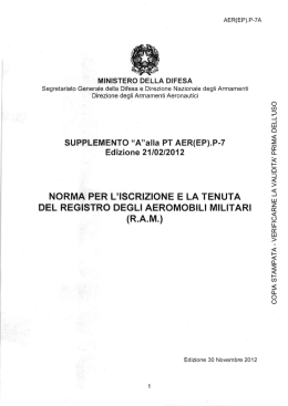 AER(EP).P-7A - Ministero della Difesa