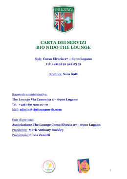 Visualizza la nostra - Associazione The Lounge