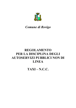 NCC - Comune di Rovigo