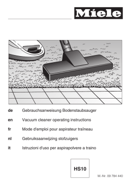 de Gebrauchsanweisung Bodenstaubsauger en Vacuum cleaner