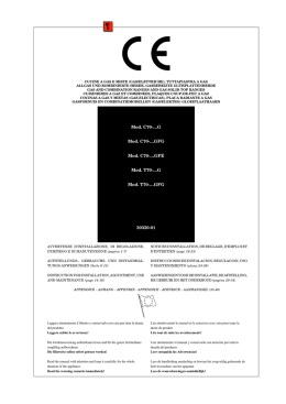 cucine a gas e miste g/el tuttap. gas allgas und kombinierte herde