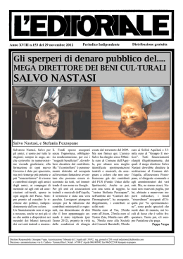 Numero 153 del 29 novembre 2012