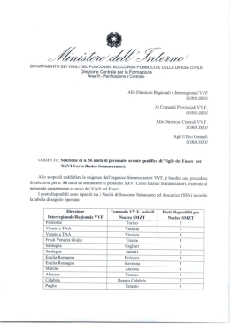 Circolre ricognizione aspirazione Specialisti