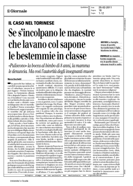 Se s`ineolpano le maestre