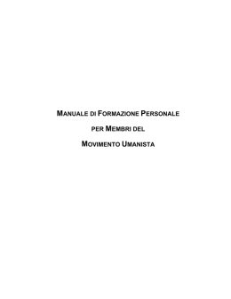 Manuale di formazione personale