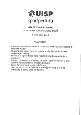 Scarica il pdf - Uisp intranet