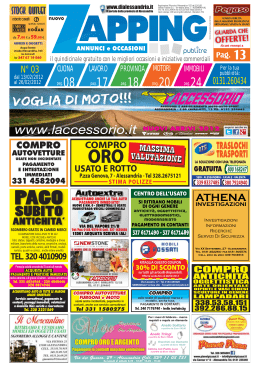 N&deg; 03 &ndash; Zapping &ndash; 2012
