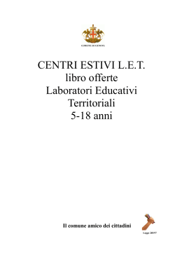 let - laboratori educativi territoriali