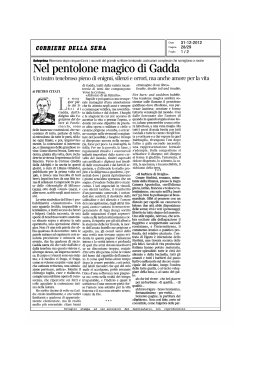 curriere della sera - Filologia d`autore.it