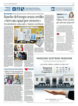 Leggi gli articoli pi&ugrave; belli pubblicati dai giornali