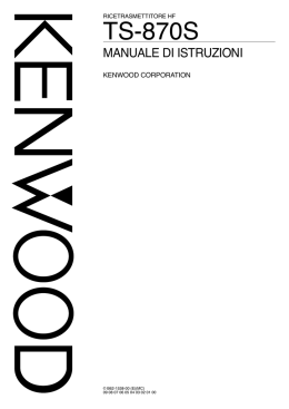 Manuale Kenwood TS-870