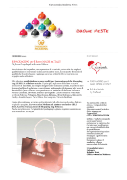 Lusso made in italy - Cartotecnica Moderna