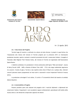14 - 21 Aprile 2013 - Conservatorio di Castelfranco Veneto Agostino