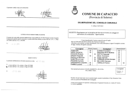 Regolamento per la disciplina del Servizio di TAXI e di noleggio