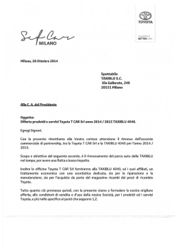 MILN - Area taxisti iscritti a Taxiblu 024040