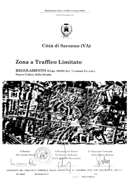 Scarica il regolamento della ZTL