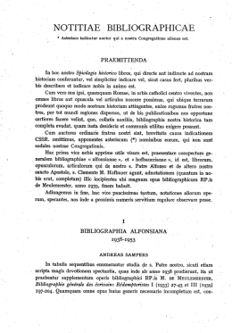 notitiae biblio`graphicae