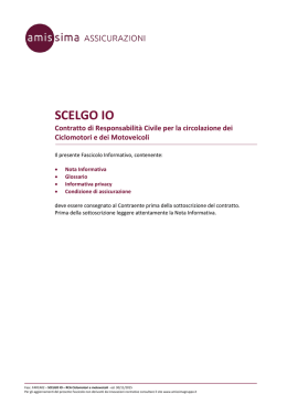 SCELGO IO - Famosa Assicurazioni