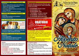 scarica da qui il volantino - Parrocchia San Pietro Legnano