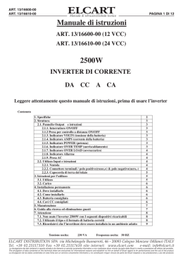 Manuale di istruzioni