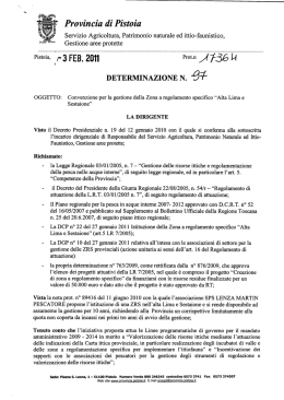 Allegato Progetto - Provincia di Pistoia