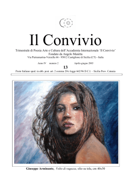 Convivo 13 - Il Convivio