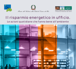 Il risparmio energetico in ufficio