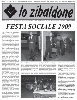 N&deg; 91 - Circolo Dipendenti BPER