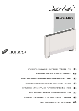 MANUALE INSTALLAZIONE AIR LEAF 2-4 TUBI