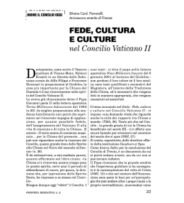 Fede, cultura e culture