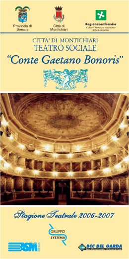 Stagione Teatrale 2006-2007 rosa P