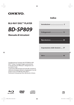 BD-SP809 - Hi-Fi Di Prinzio