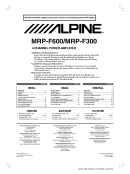 MRP-F600/MRP-F300