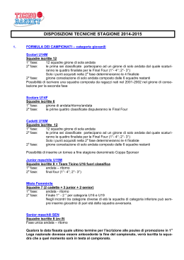 Disposizioni tecniche 14-15modificato il 03 October 2014
