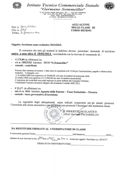 circ.n. 235 - ITCS Sommeiller