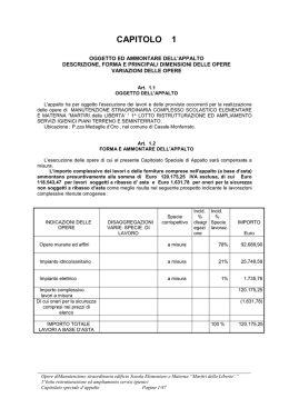 capitolo 1 - Sito ufficiale del comune di Casale Monferrato