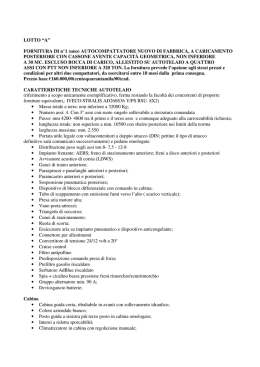 LOTTO &ldquo;A&rdquo; FORNITURA DI n&deg;1 (uno) AUTOCOMPATTATORE