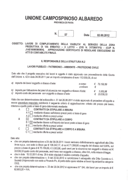 II lotto - Unione Campospinoso Albaredo