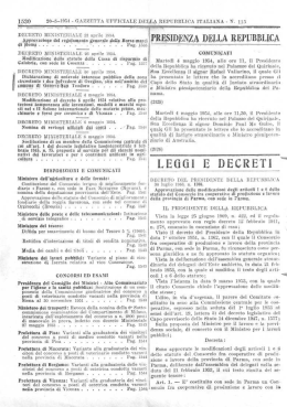 Page 1 153i) DECRET@ MINIE`I`EIiińLE 22 aprile leoi. _gnomi