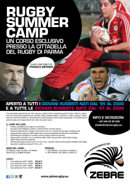 rugby summer camp