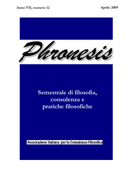 Phronesis n. 11