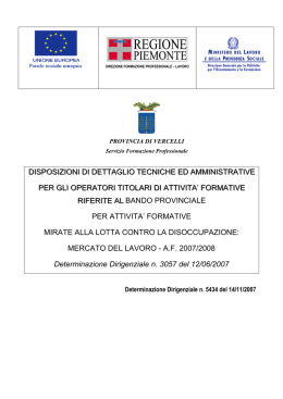 disposizioni di dettaglio tecniche ed
