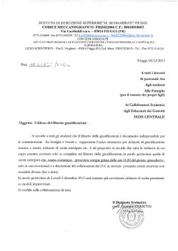CODICE MECCANOGRAFICO: FRISO22006 C.F.: 80010010603