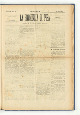 Anno XXI, num. 60. 26 luglio 1885.