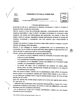 Ordinanza - Aste Giudiziarie Salerno